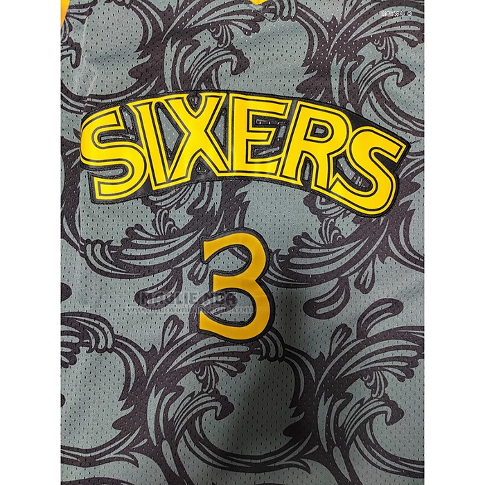 Maglia
 Allen Iverson NO 3 Philadelphia 76ers Mitchell & Ness 1996-97 Nero
